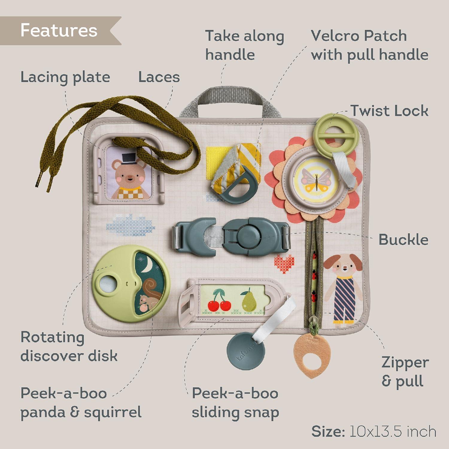 Tablero Educativo Taf Toys Snap'n Learn 18 Meses+ Juguete Interactivo