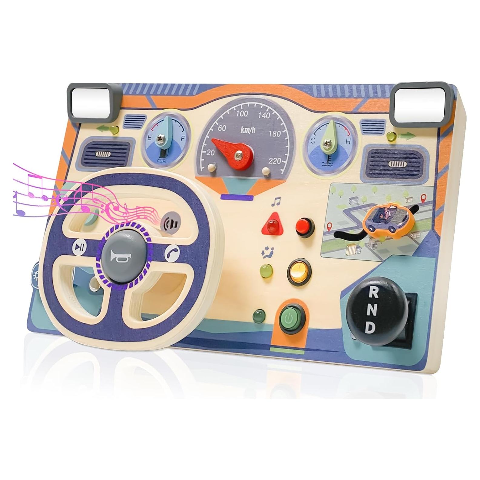 Tablero Ocupado Montessori ZJEFUNS con Luz LED para Niños