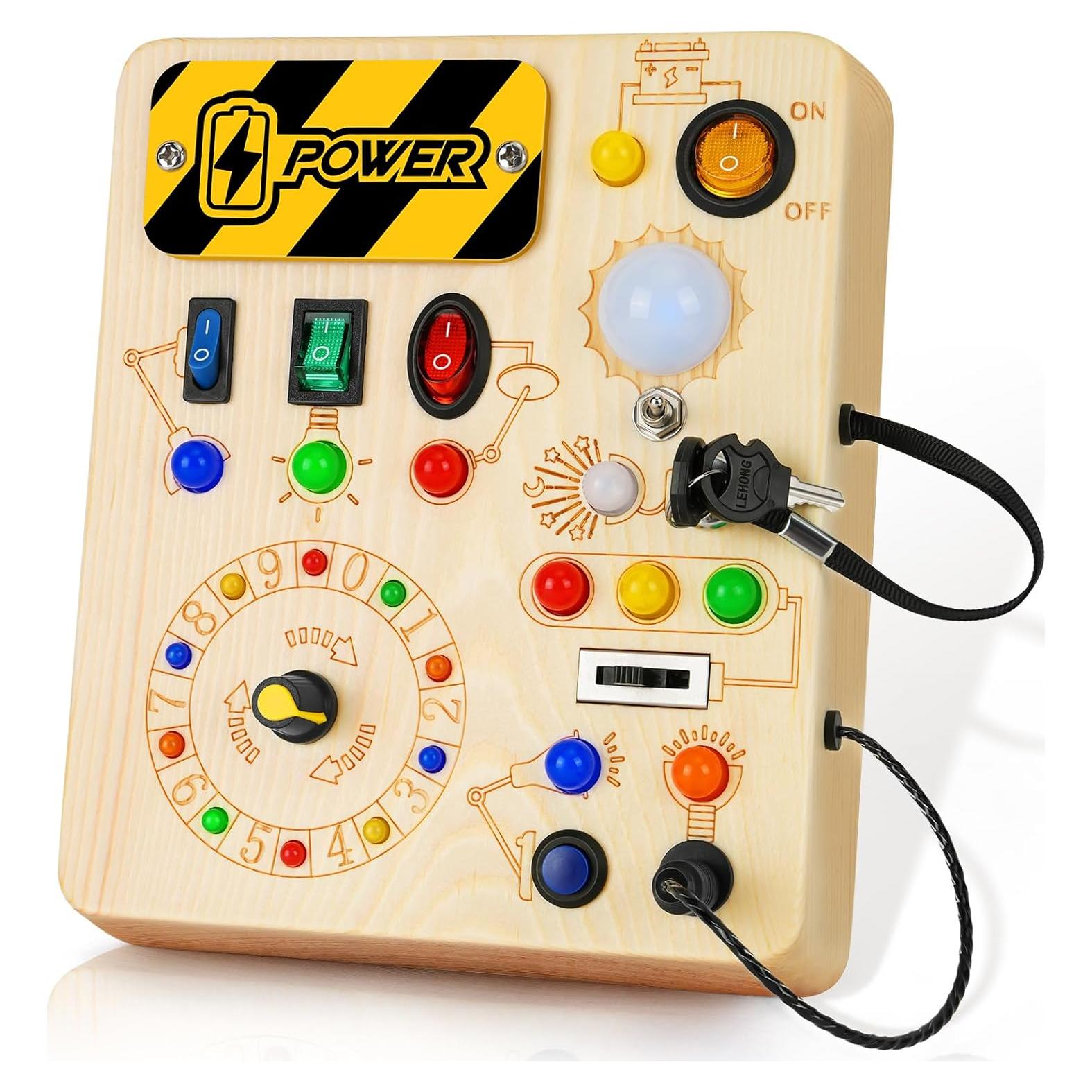 Tablero Ocupado Montessori OAKJAR 16.8x10.2cm con LED