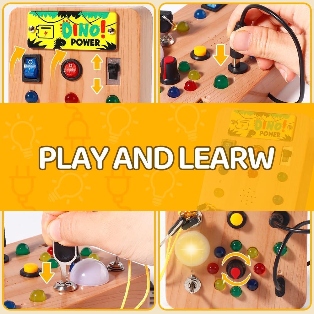 Tablero Ocupado Montessori Shantou LED para Niños 1-3 Años