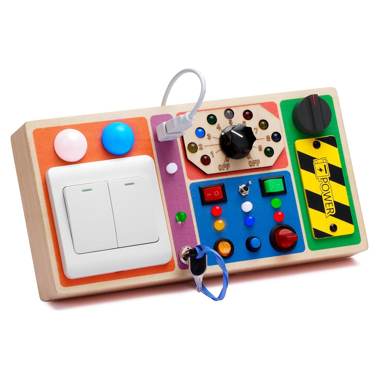 Tablero Ocupado Montessori DRAMATION con Luz LED para Niños