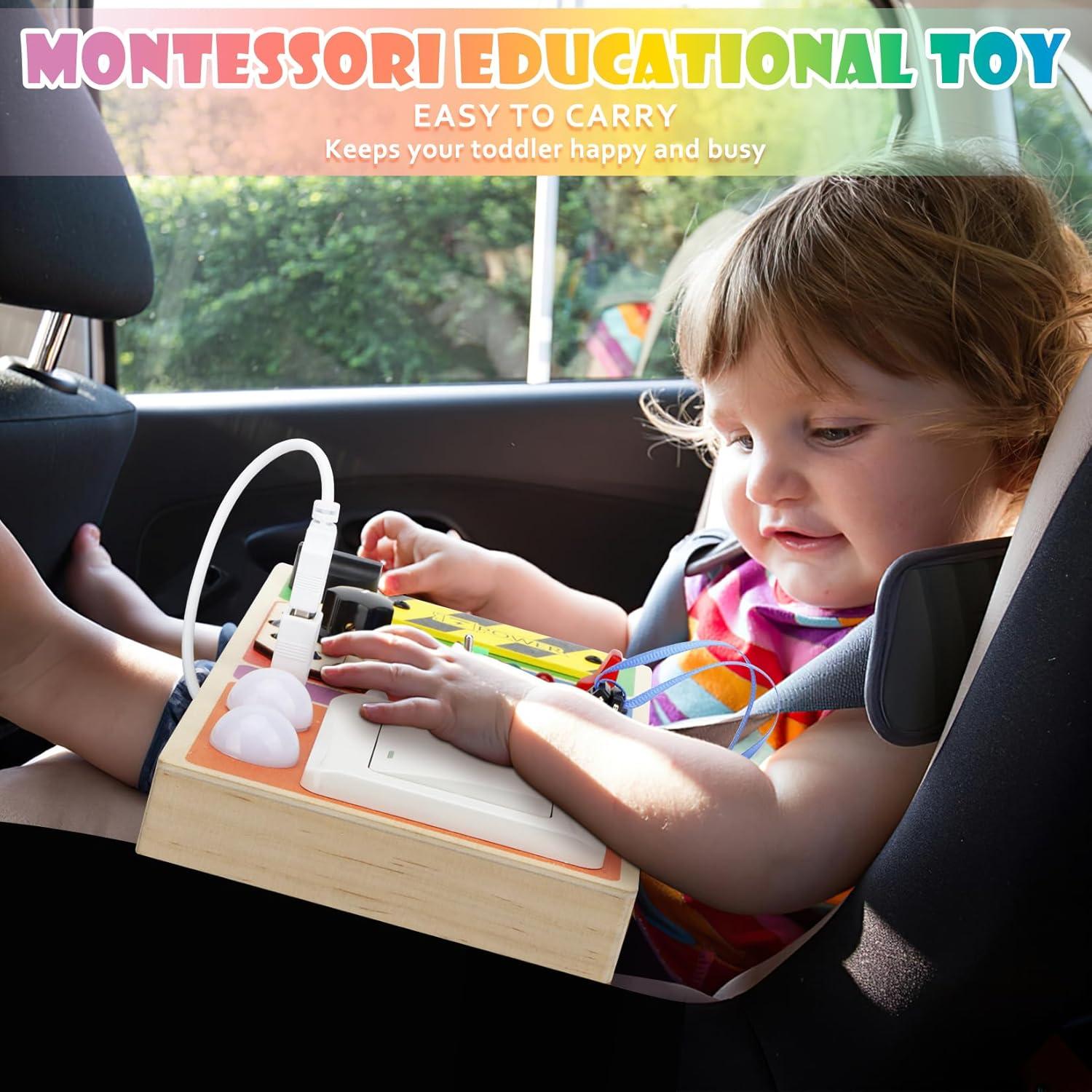 Tablero Ocupado Montessori DRAMATION con Luz LED para Niños