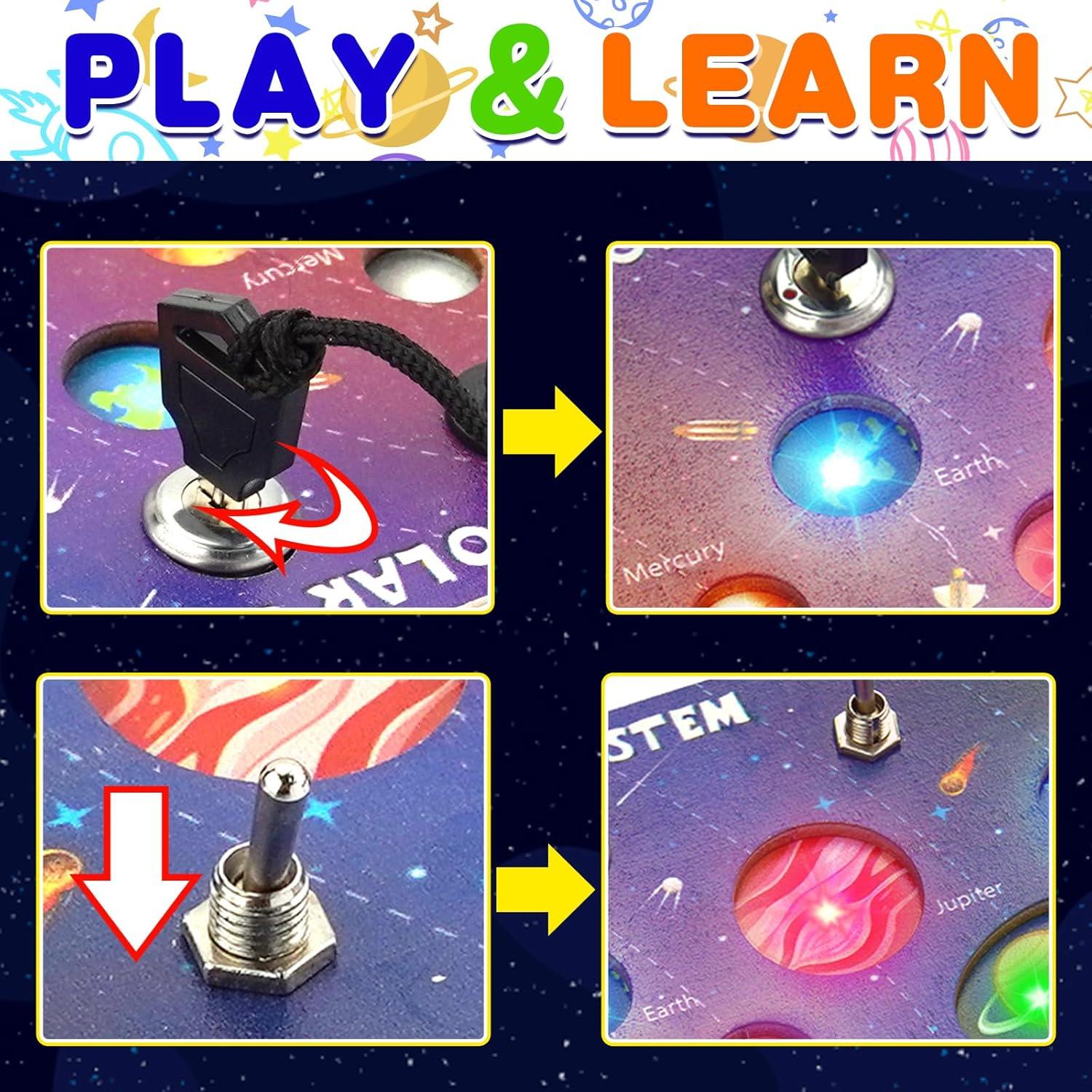 Tablero Ocupado de Madera AluAbi con Luces LED y Sistema Solar