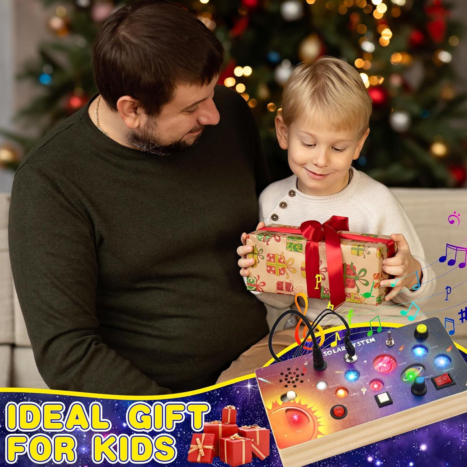 Tablero Ocupado de Madera AluAbi con Luces LED y Sistema Solar