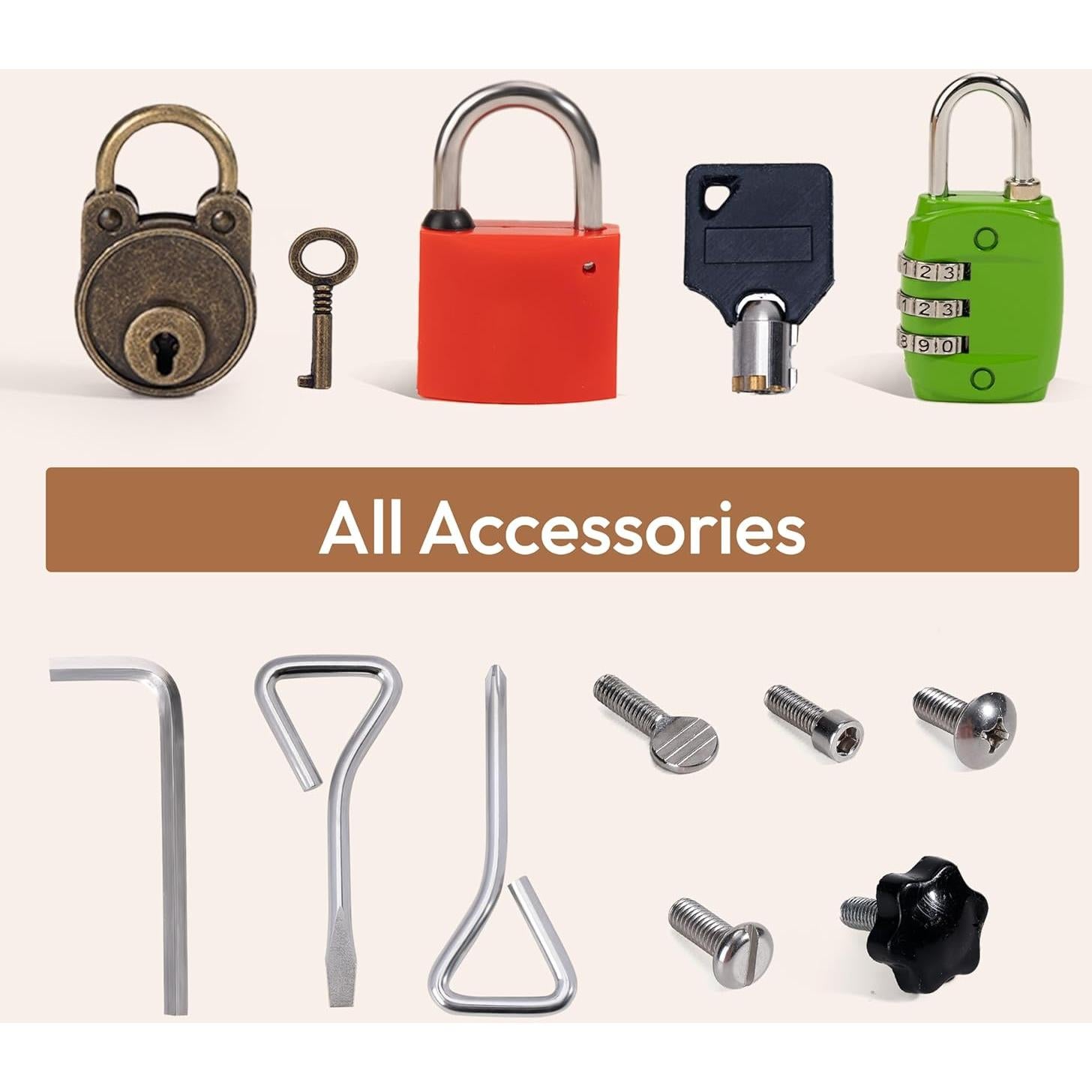 Tablero Ocupado 3-en-1 Woodtoe con Luz LED para Niños