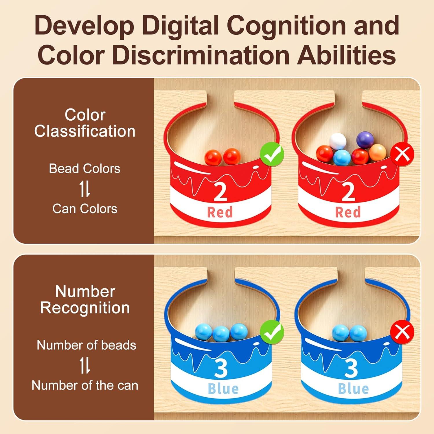 Laberinto Magnético de Colores y Números Yisryerow 26.5x19.7cm