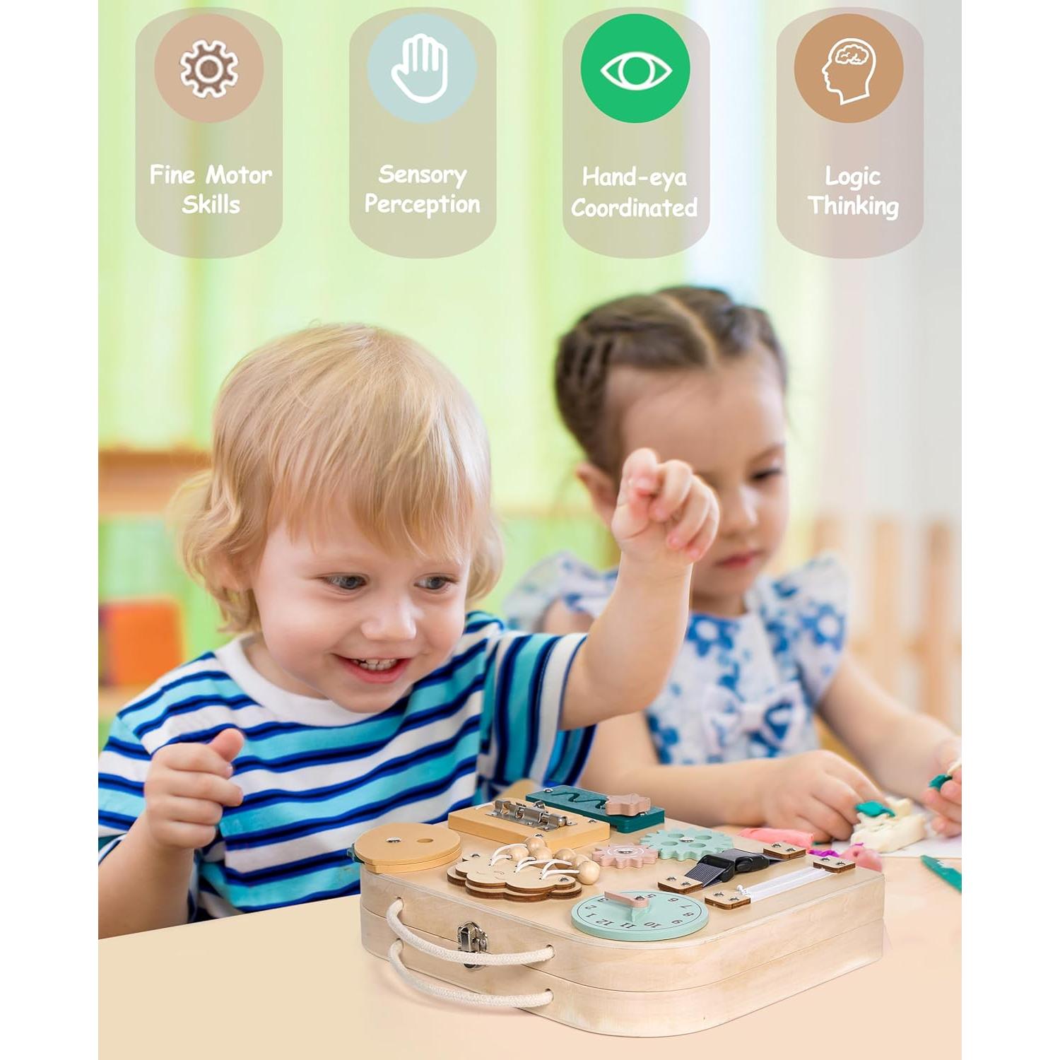 Tablero Ocupado Montessori MORITECK para Niños 1-10 Años