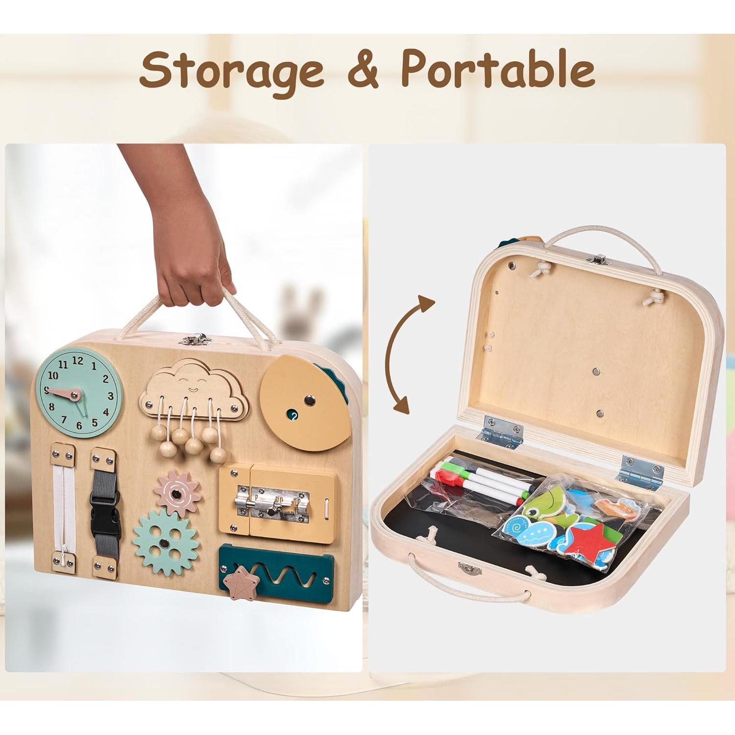 Tablero Ocupado Montessori MORITECK para Niños 1-10 Años