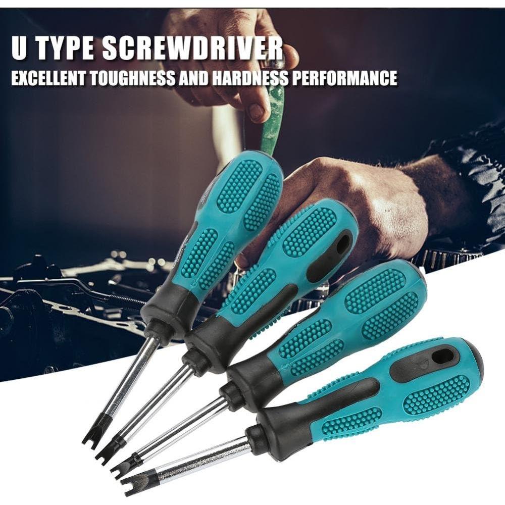 Juego de Destornilladores Magnéticos Naroote 4 Piezas 80mm