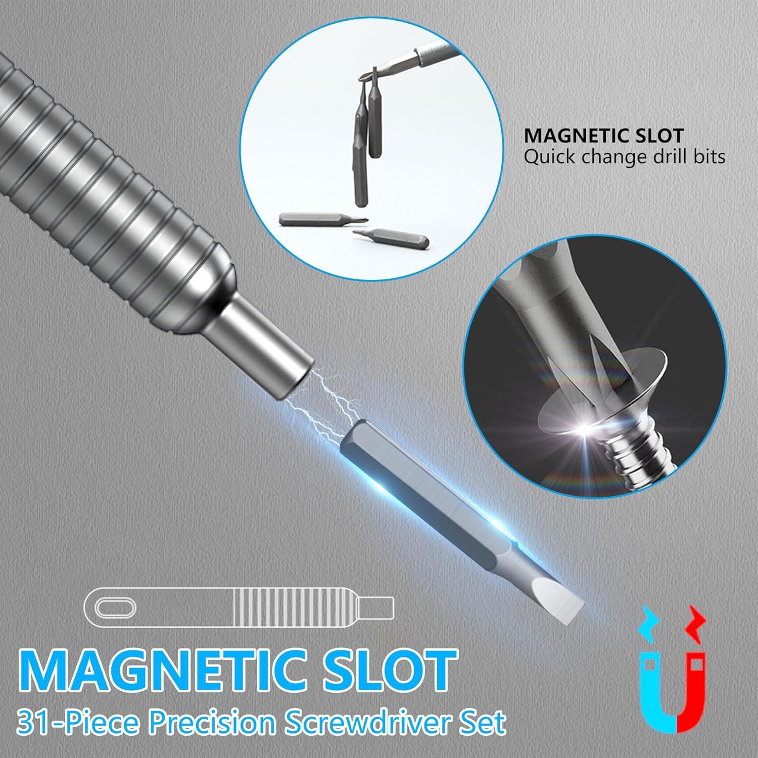 Juego de Destornilladores de Precisión 31 en 1 Caldeum