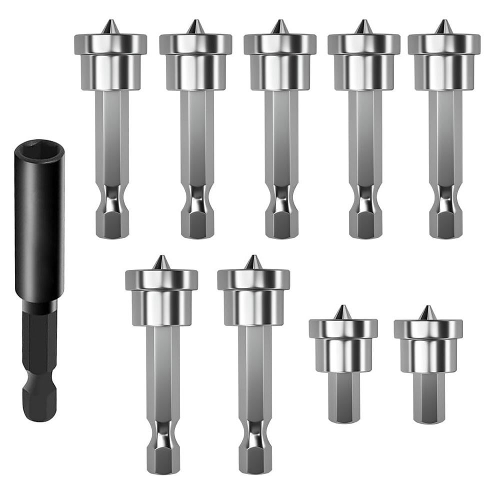 Conjunto de 10 Puntas de Destornillador PH2 1/4" Hexagonal Saipe