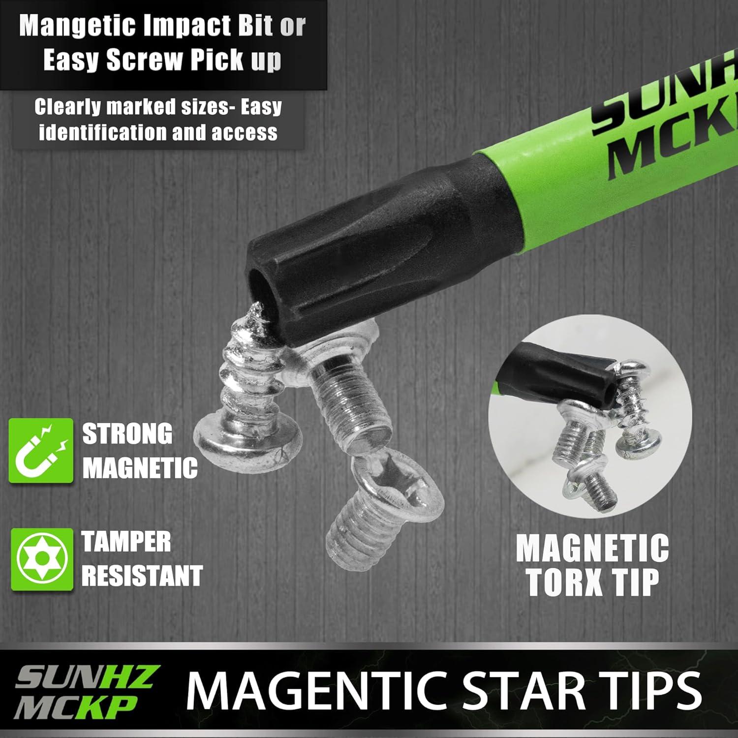 Juego de Puntas Torx Impacto SUNHZMCKP 30 Piezas T30