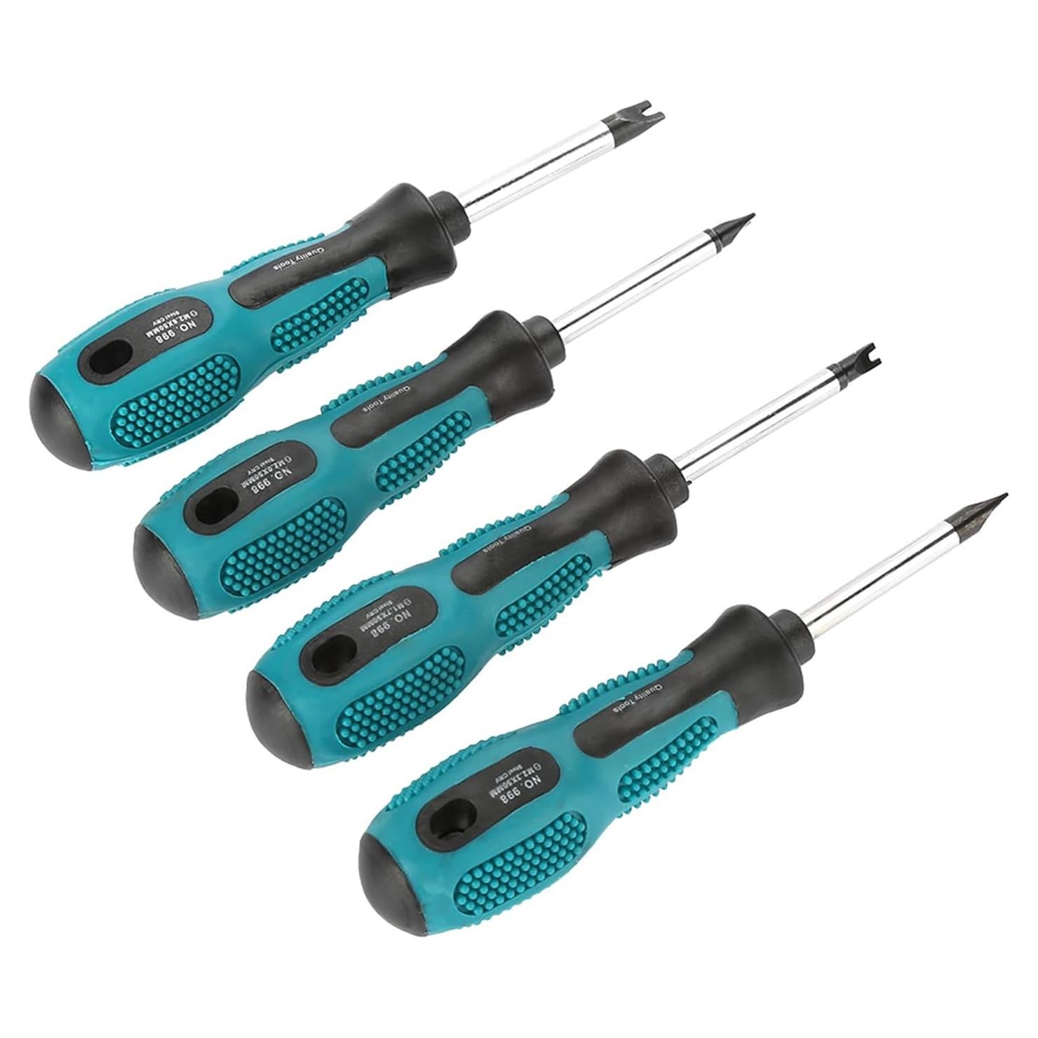 Juego de Destornilladores Tipo U Asixx 4 Piezas Magnéticos