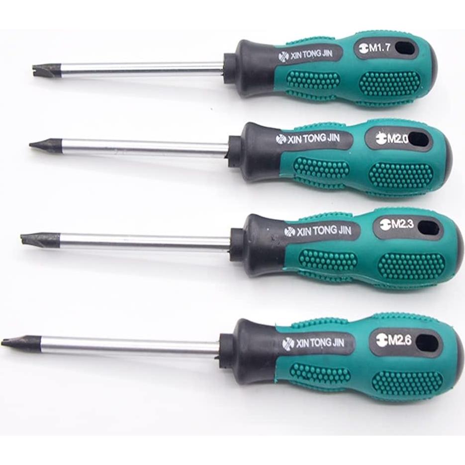 Juego de Destornilladores en U Fongmore 4 Pcs 16cm M1.7 M2.0 M2.3 M2.6