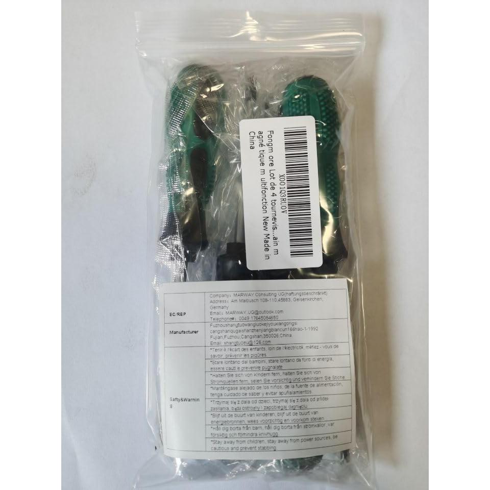 Juego de Destornilladores en U Fongmore 4 Pcs 16cm M1.7 M2.0 M2.3 M2.6