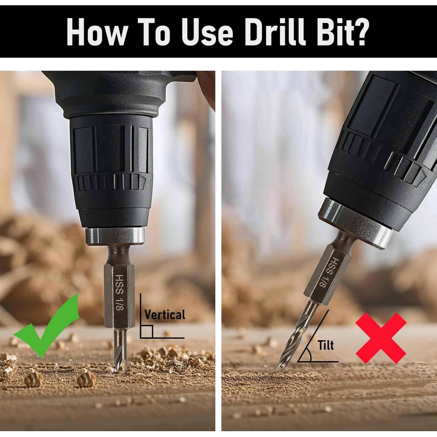Juego de Brocas Hexagonales M35 Kodilin 6 Piezas para Metales