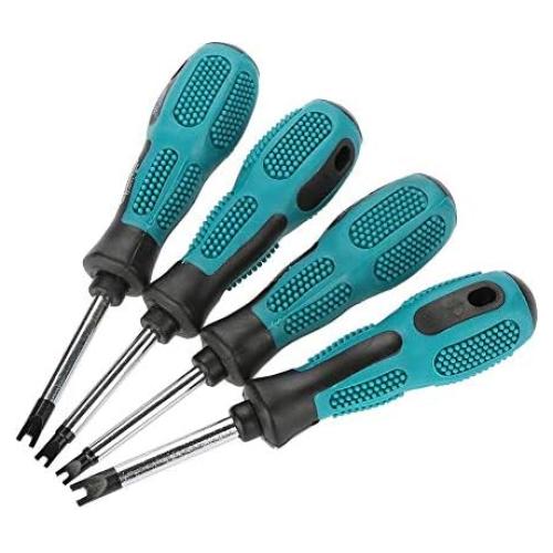 Juego de Destornilladores Tipo U Walfront 4 Pcs Acero Cromo-Vanadio