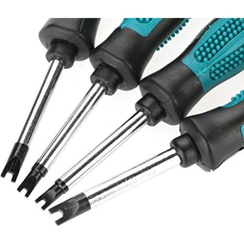 Juego de Destornilladores Tipo U Walfront 4 Pcs Acero Cromo-Vanadio