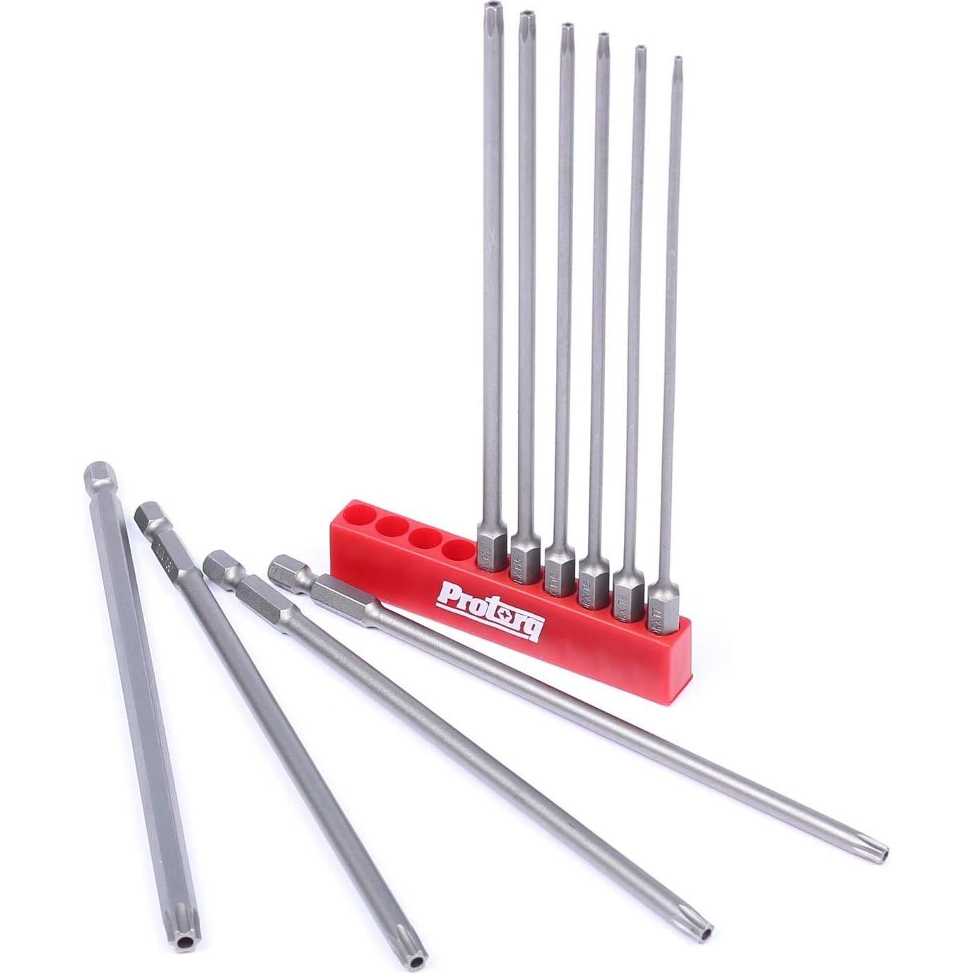 Juego de 10 Puntas TORX Protorq 150mm Seguridad Acero S2