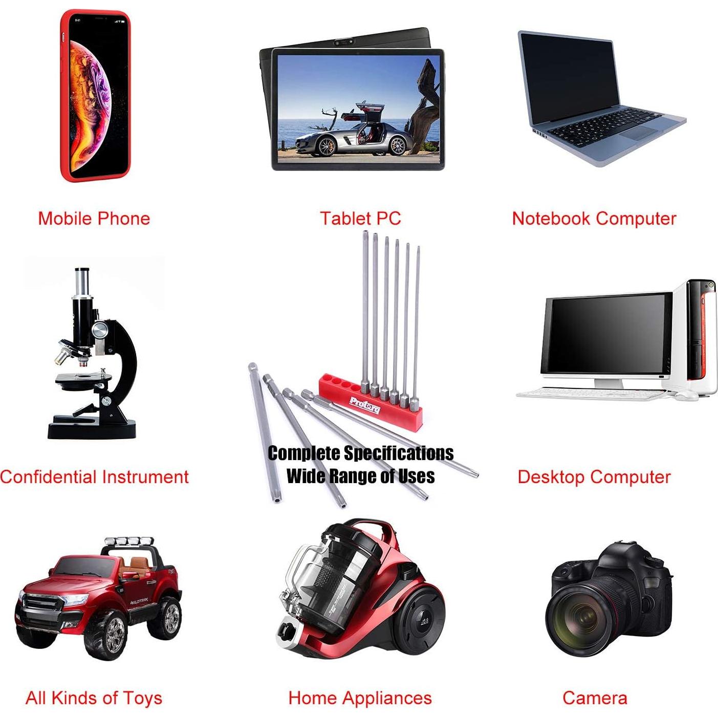 Juego de 10 Puntas TORX Protorq 150mm Seguridad Acero S2