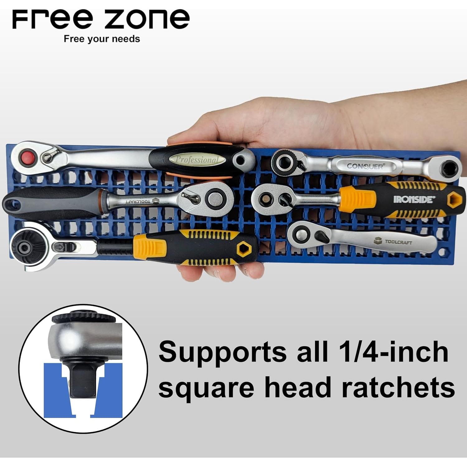 Organizador de Herramientas ZONA LIBRE 68 Piezas Rojo