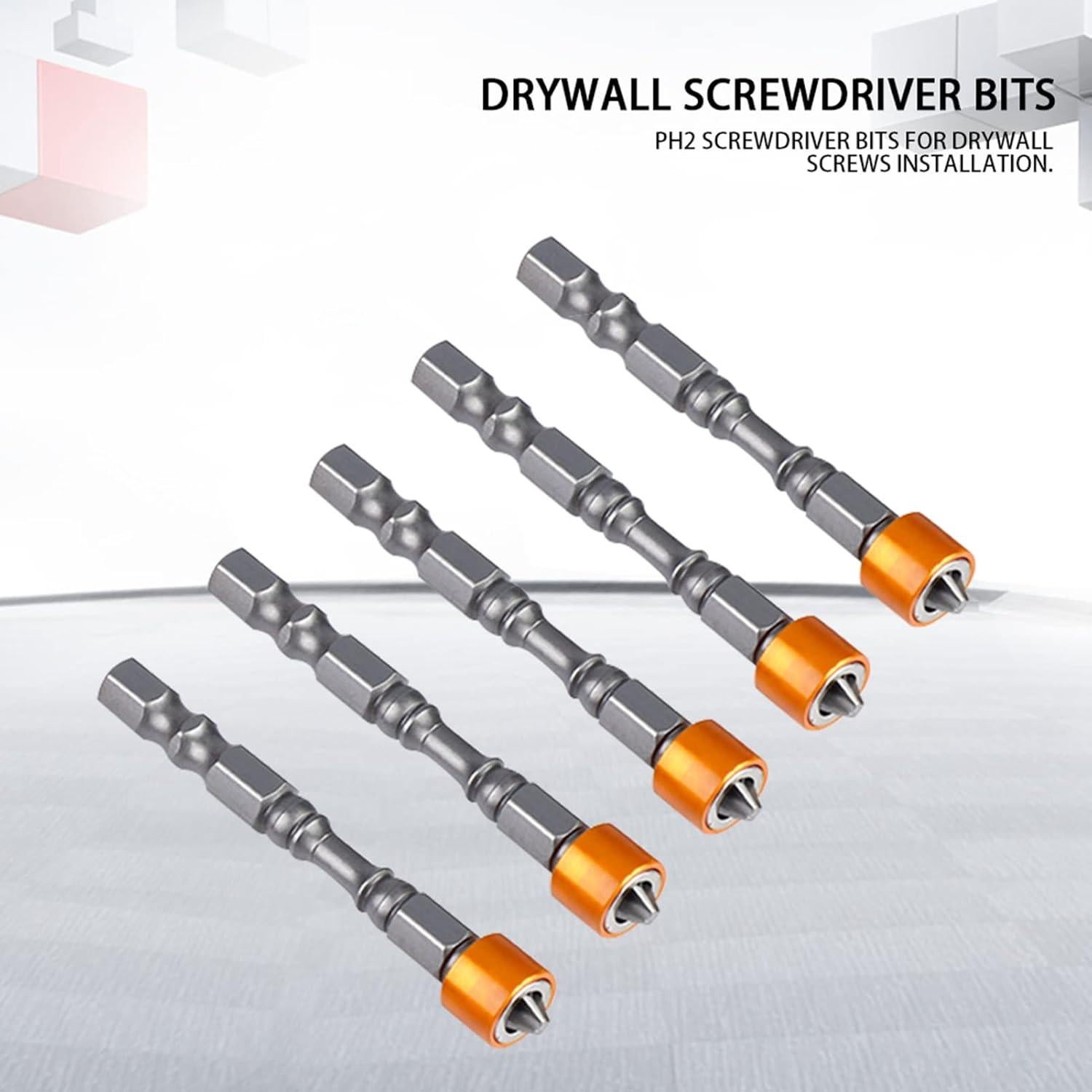 10 Puntas Magnéticas PH2 Eujgoov para Destornillador de Pladur