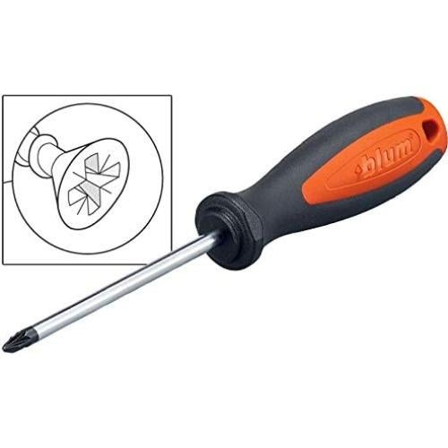 Destornillador Pozidriv #2 Blum 200 mm con mango de goma