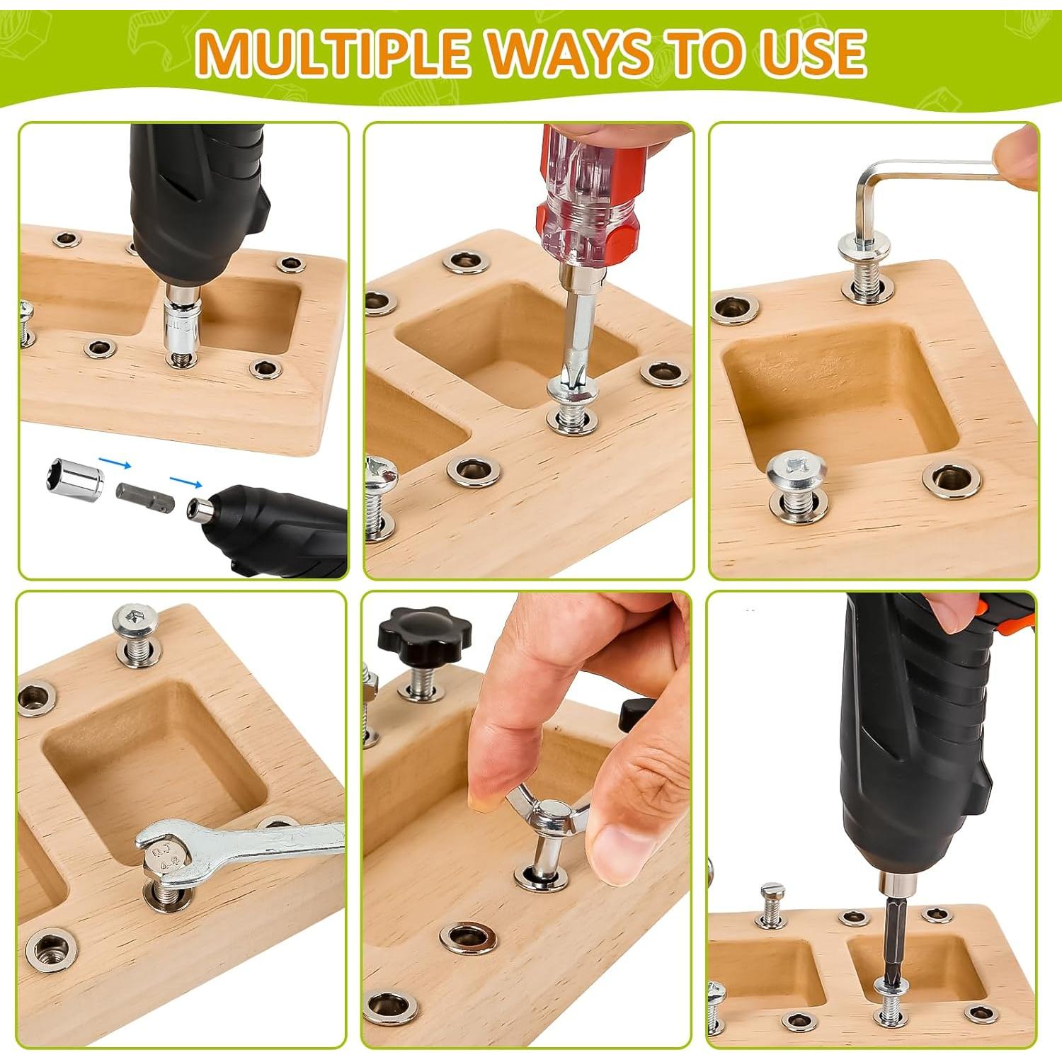 Juego de Destornillador Montessori 22 en 1 SANANT para Niños