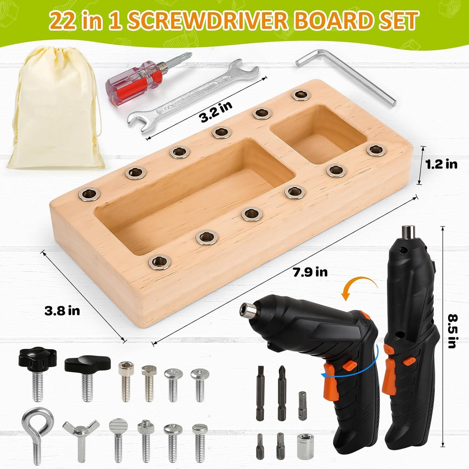 Juego de Destornillador Montessori 22 en 1 SANANT para Niños