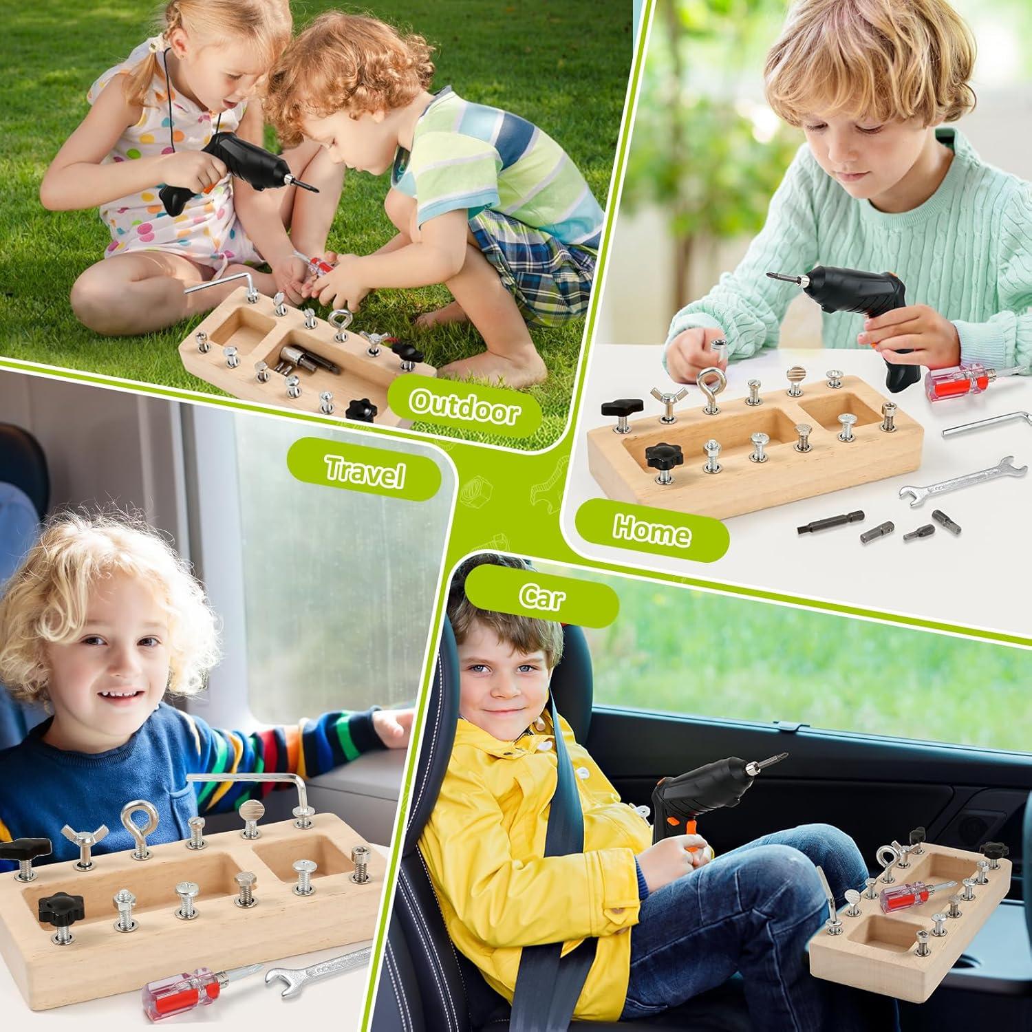 Juego de Destornillador Montessori 22 en 1 SANANT para Niños