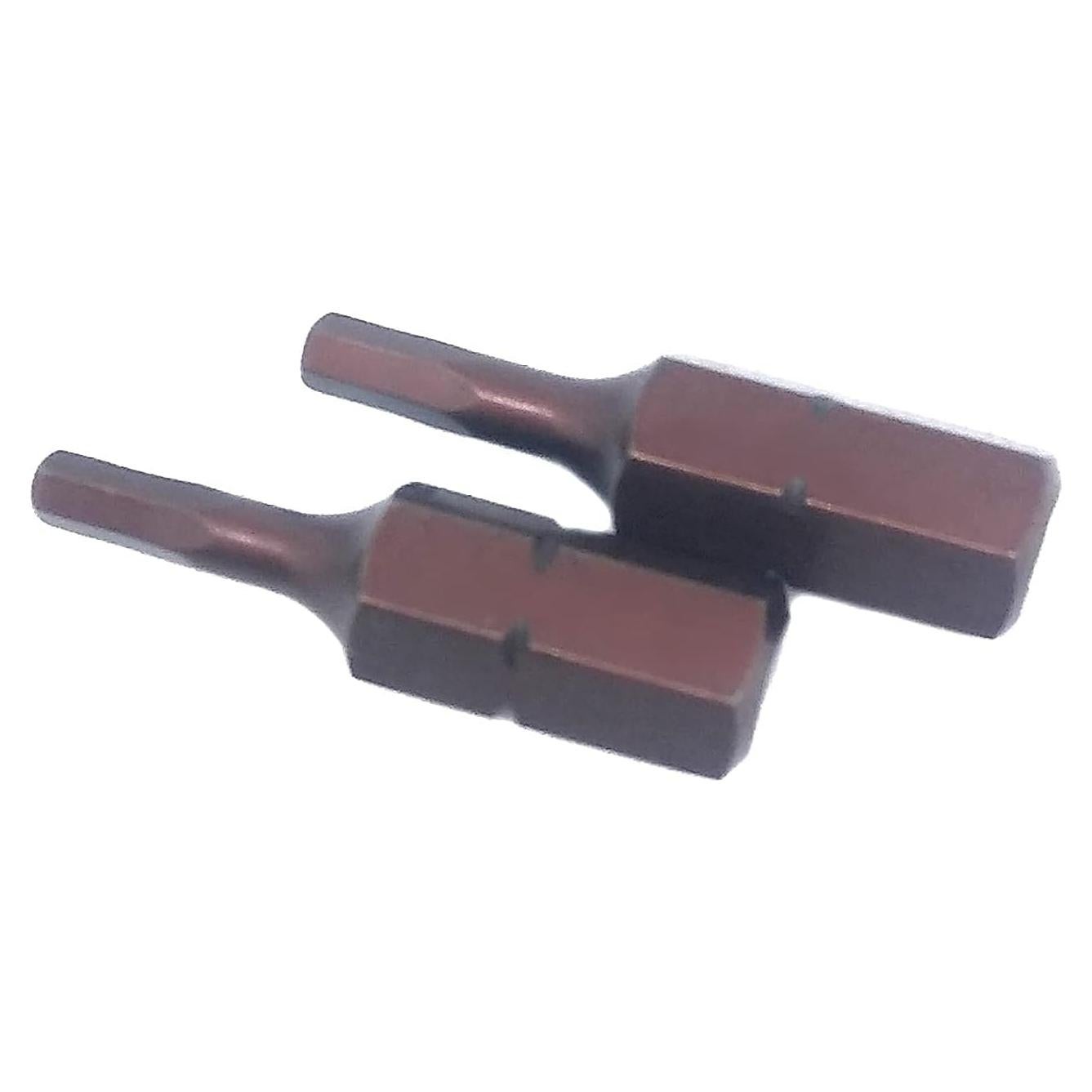 Inserto Destornillador Hexagonal Métrico H2.5 Acero S2 12pcs