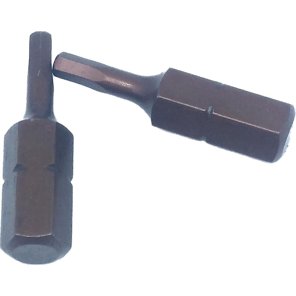 Inserto Destornillador Hexagonal Métrico H2.5 Acero S2 12pcs