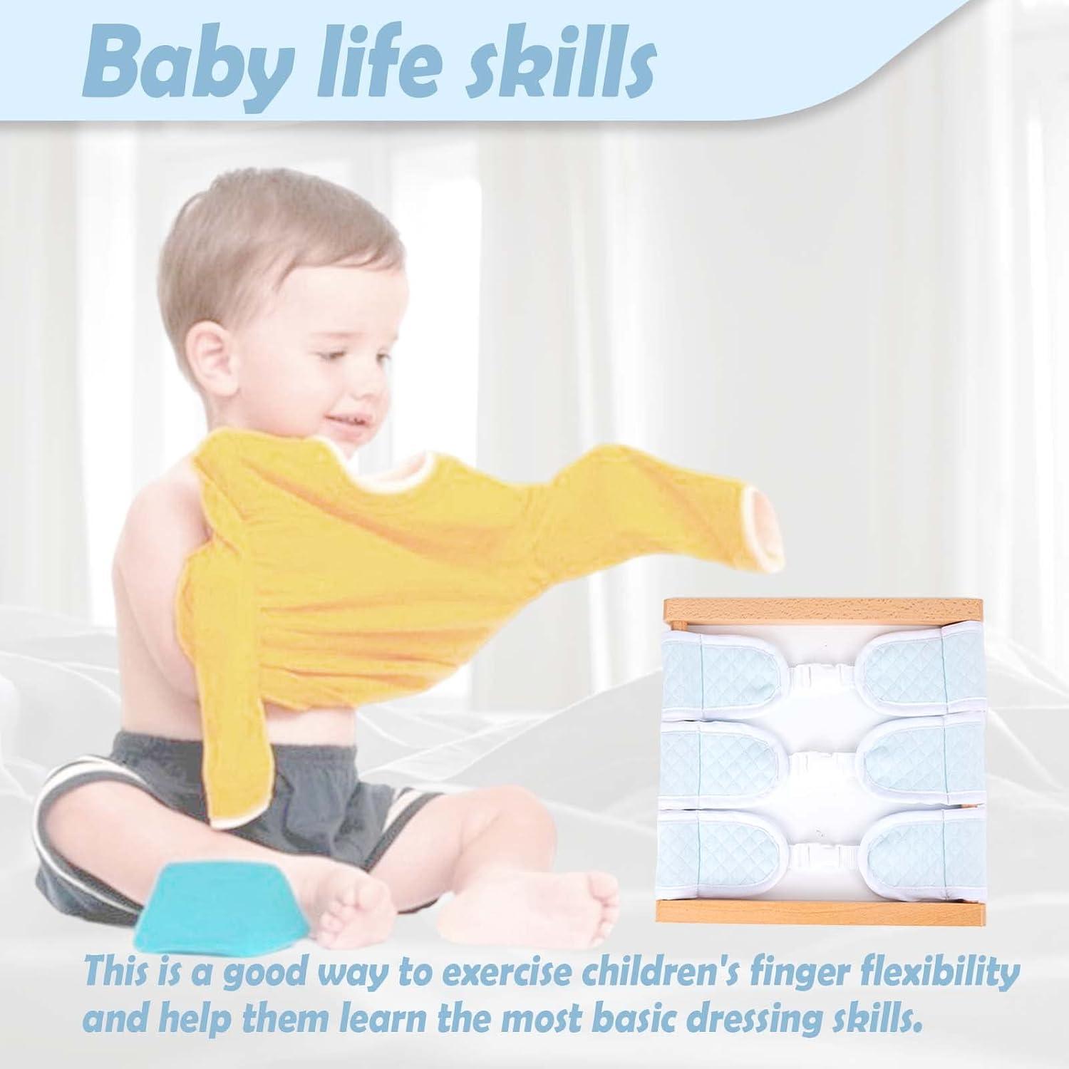 Tablero de Aprendizaje Montessori YunHe - Juguete de Vestir