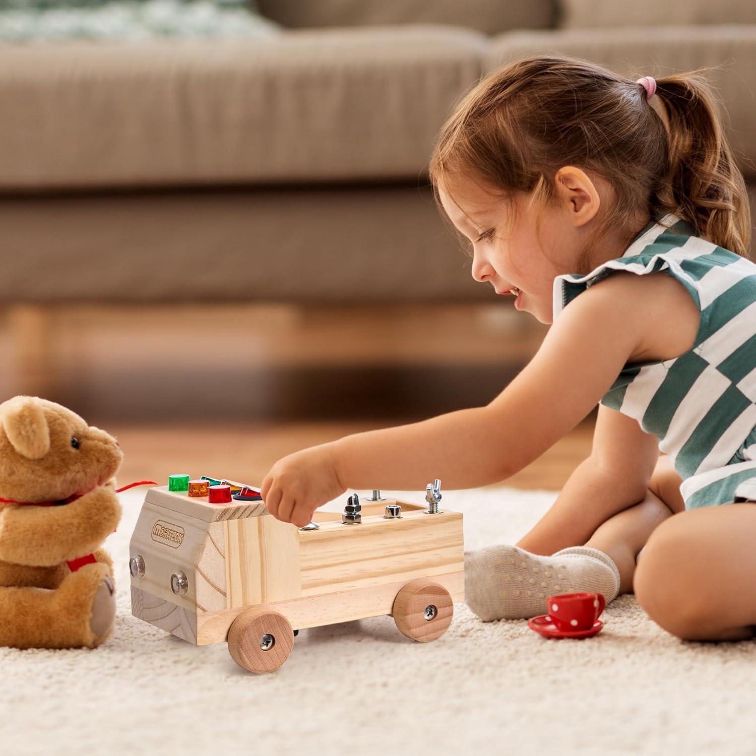 Tablero Ocupado Montessori MORITECK Camión con Luz LED