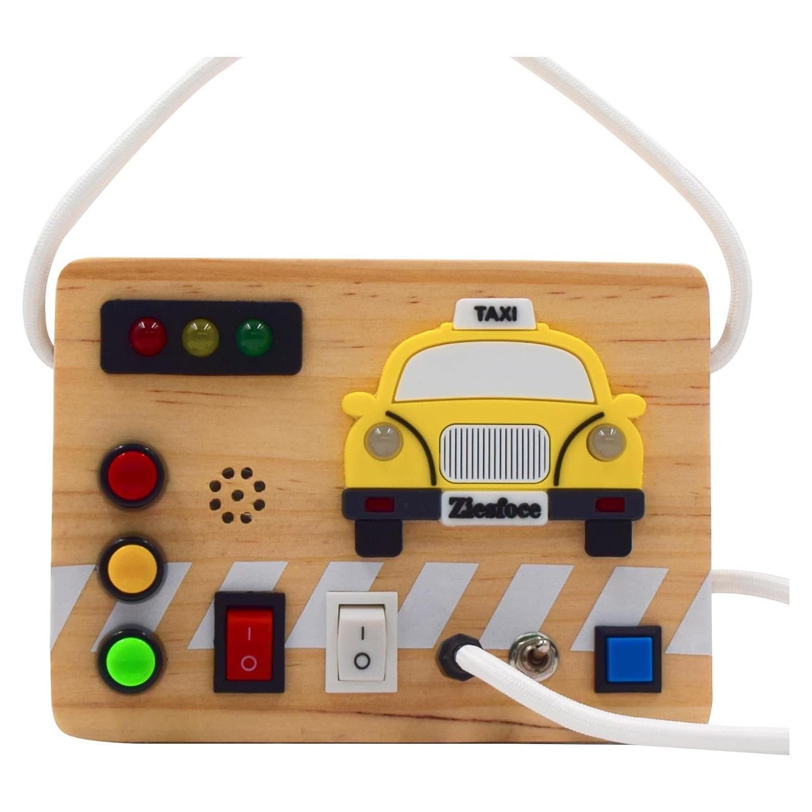 Tablero Ocupado Montessori ZIESFOCE LED Madera 13.5x9.9 cm