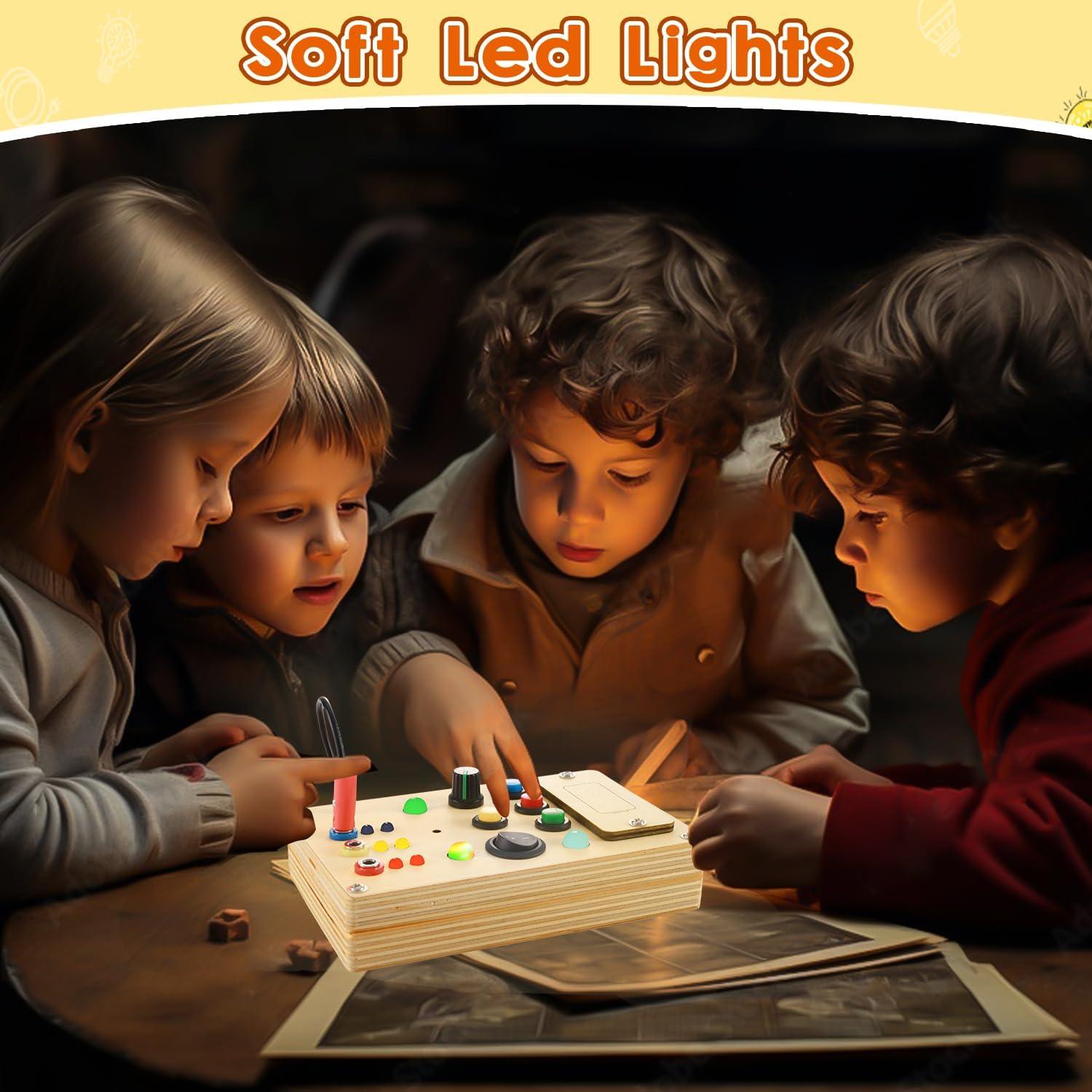Tablero Ocupado Montessori Espamig con Luz LED para Niños