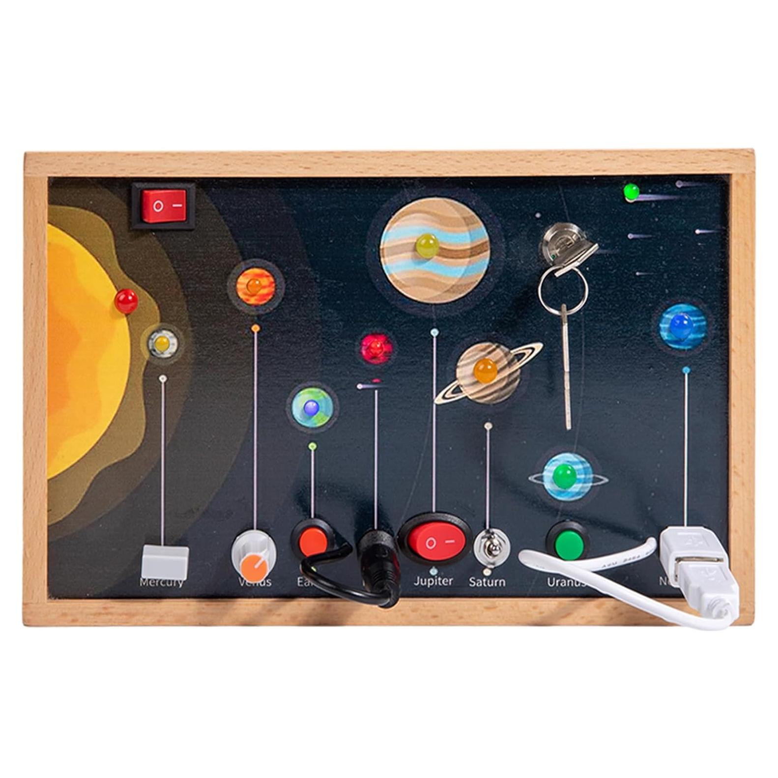 Tablero Ocupado Montessori Adena - Juguete Educativo de Madera