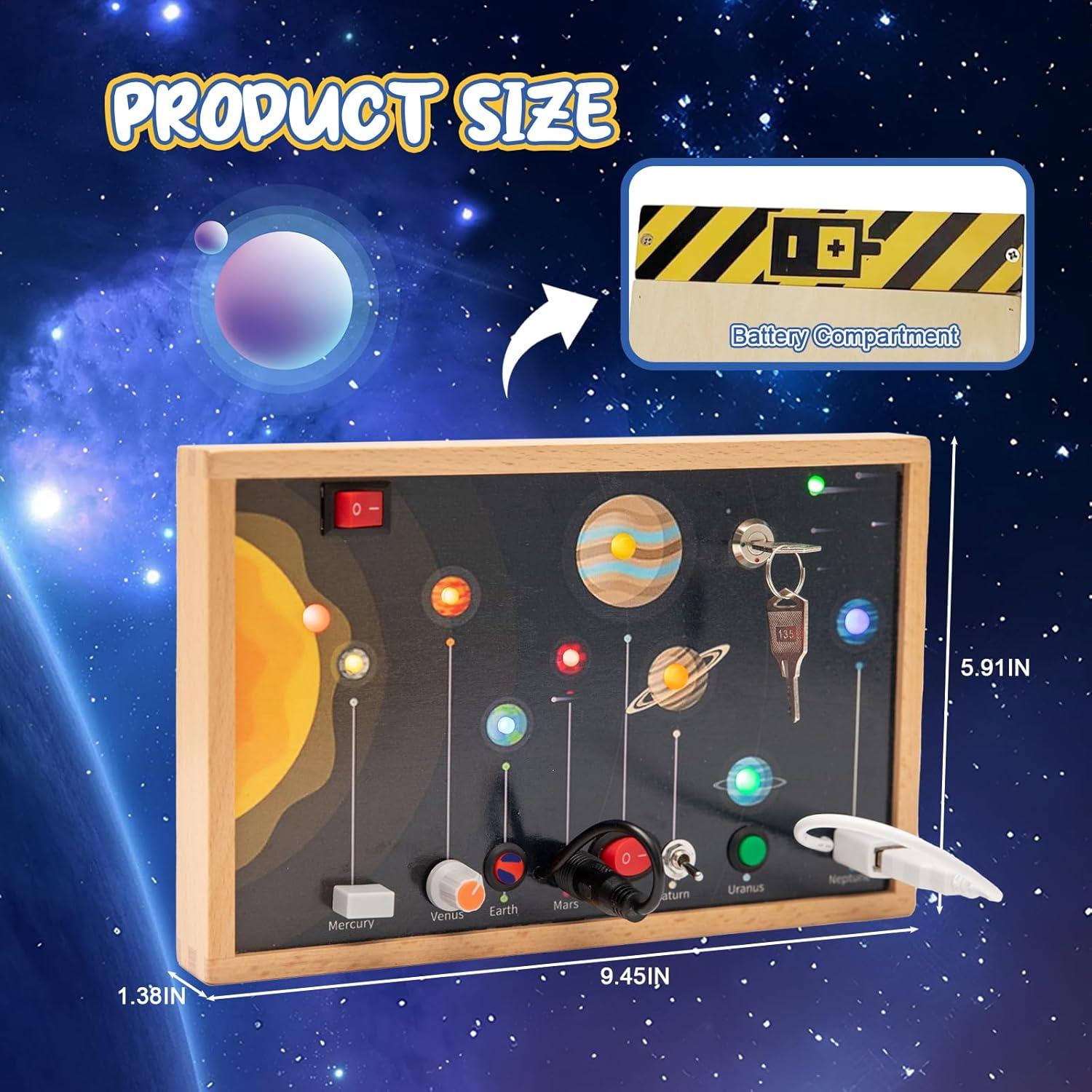 Tablero Ocupado Montessori Adena - Juguete Educativo de Madera