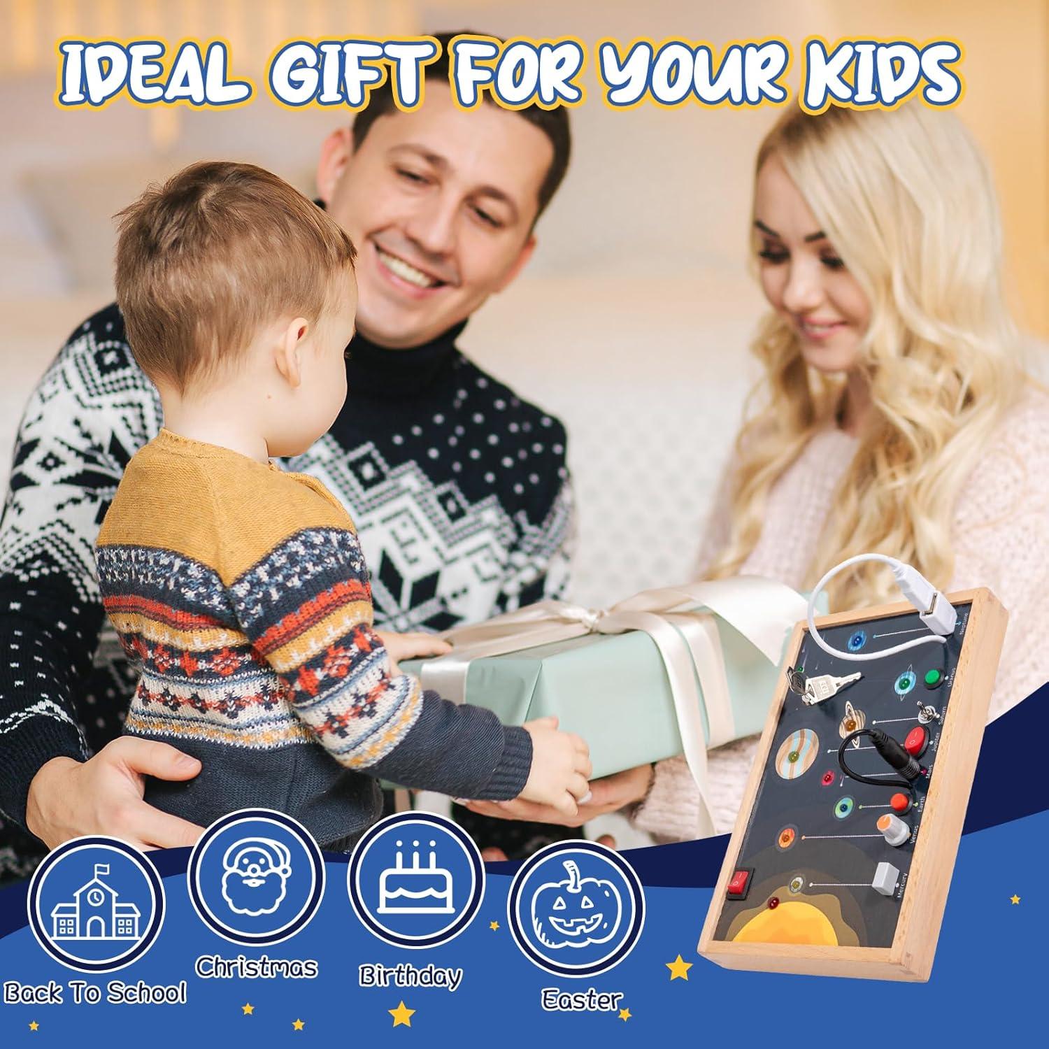 Tablero Ocupado Montessori Adena - Juguete Educativo de Madera