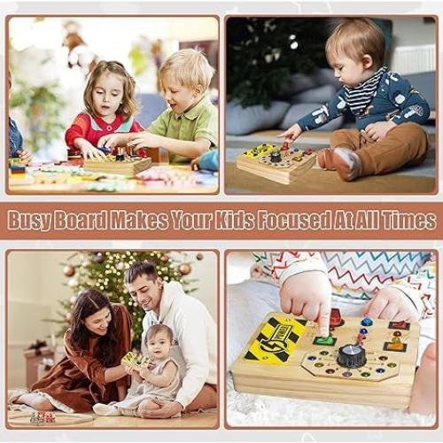 Tablero Ocupado Sensorial Stinks & Binks para Niños 3-7 Años