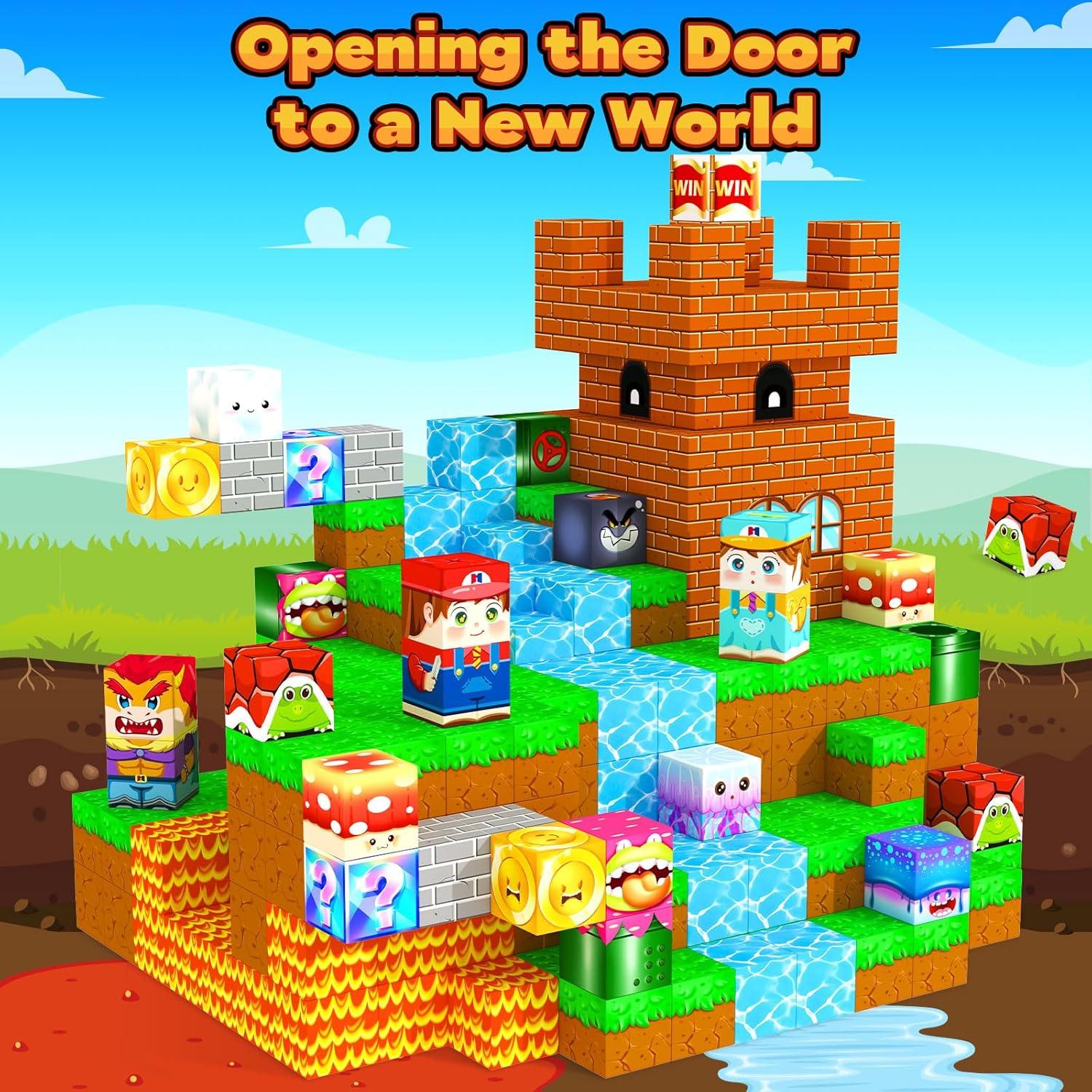 Bloques Magnéticos MyWodGame 100PCS Juguetes Educativos 3-16 Años