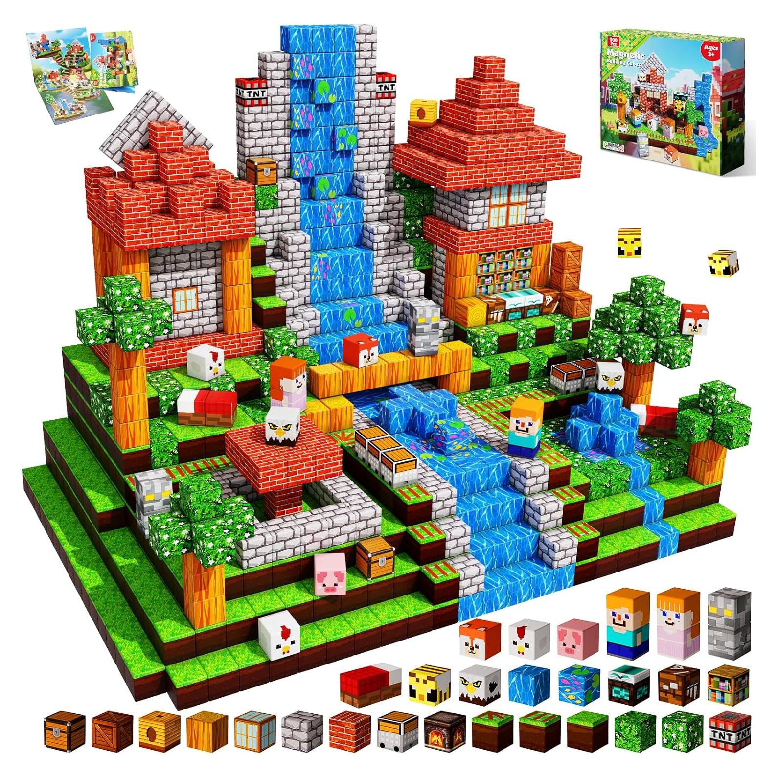 200 Bloques Magnéticos Annexfun - Juguete Educativo STEM 3+