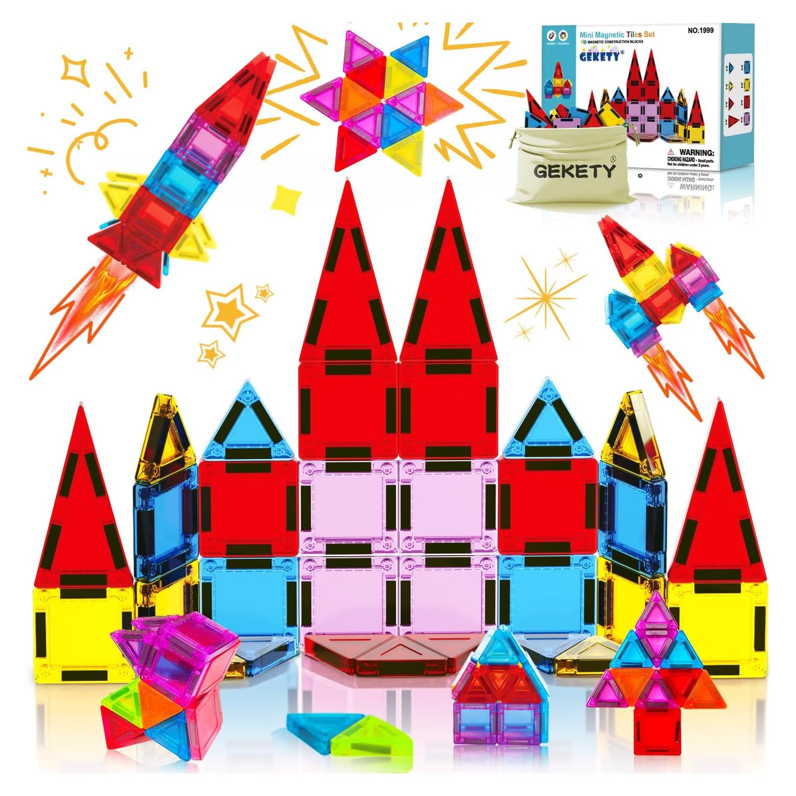 Set de Mini Azulejos Magnéticos GEKETY 32 Pcs para Niños