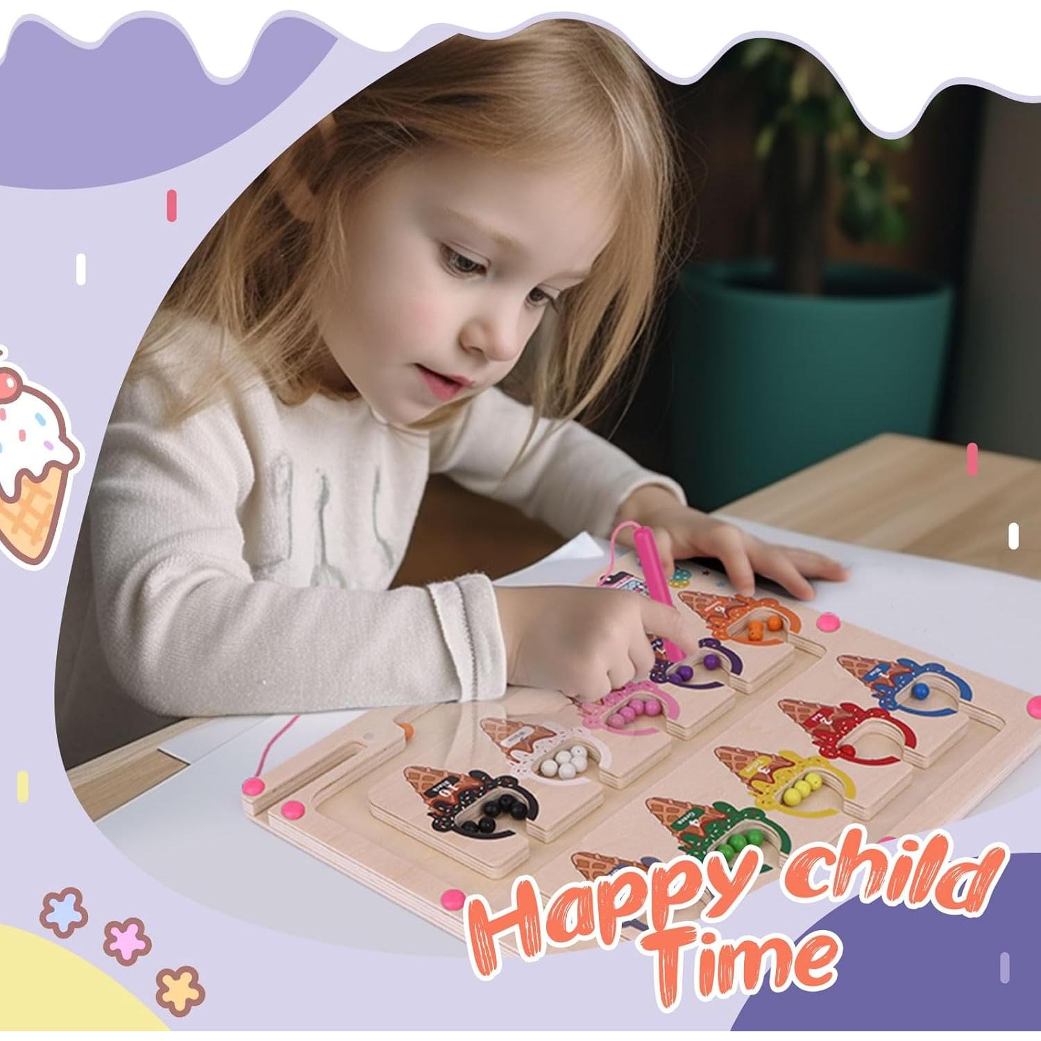 Juguete Laberinto Magnético Montessori Syahro 30x26.4cm