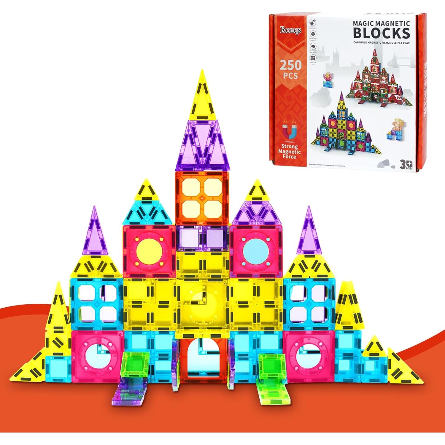 Set de 250 Azulejos Magnéticos Montessori para Niños 3+