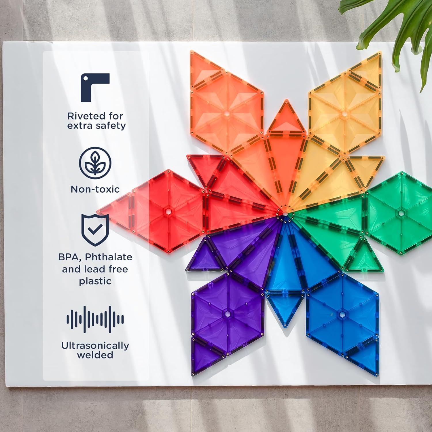 Rainbow Geometry Pack, 30 Pieces