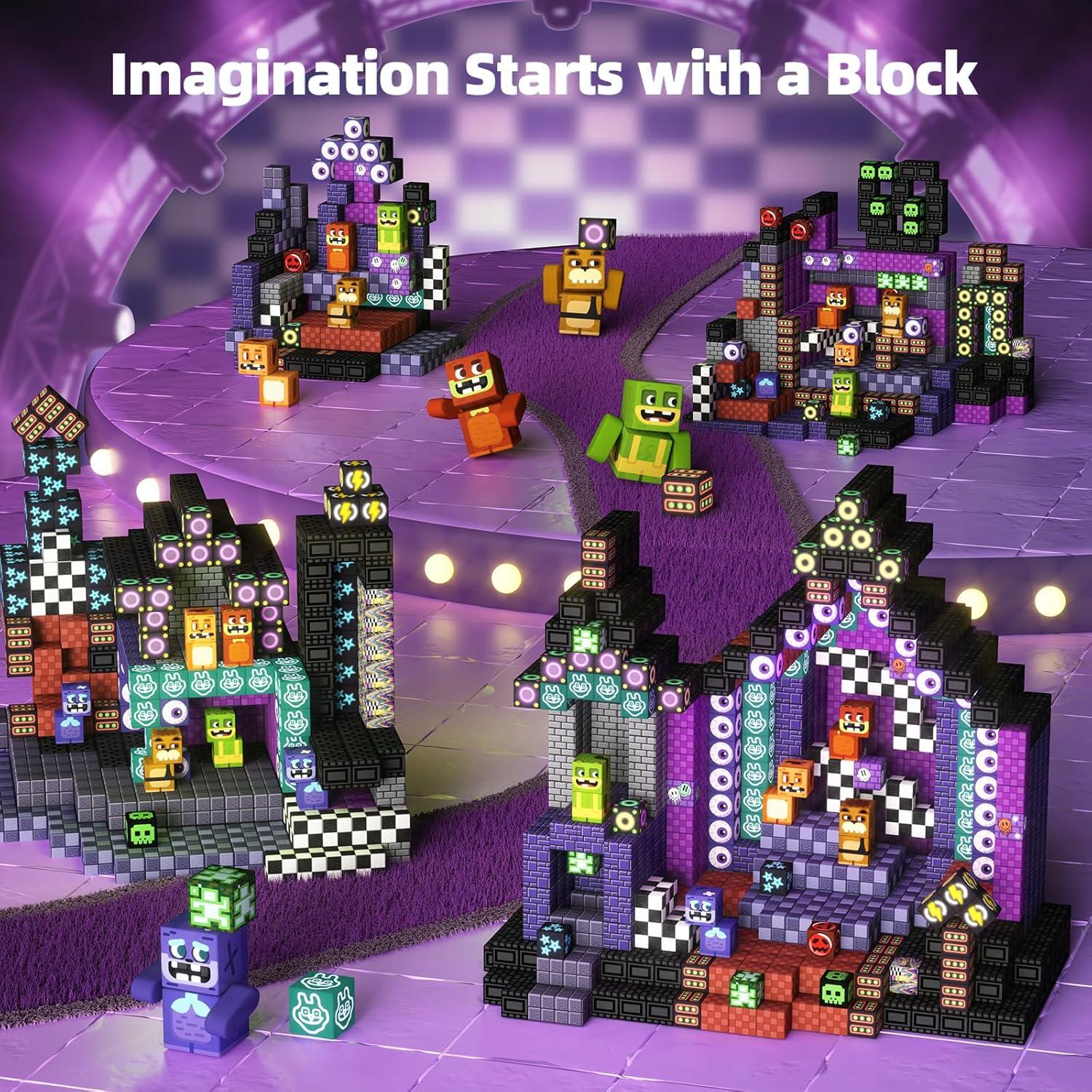 Bloques Magnéticos de Construcción idoot 100PCS para Niños 5+