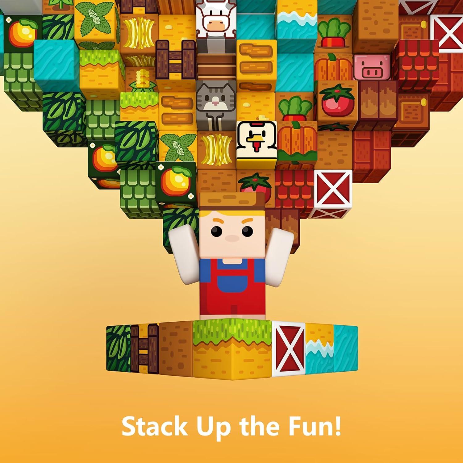 Bloques Magnéticos de Animales de Granja iDOOT 100 Piezas