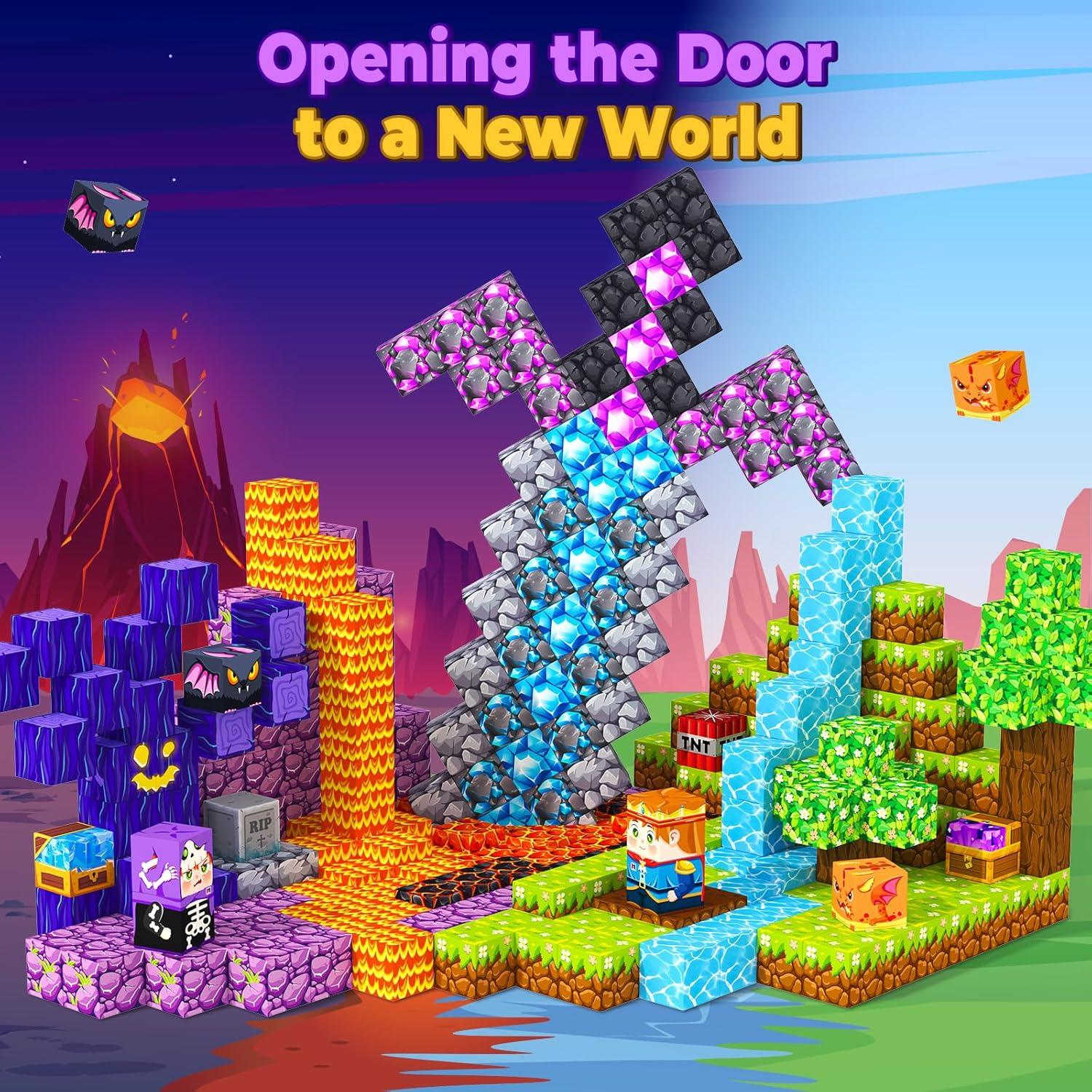 Bloques Magnéticos de Construcción MyWodGame 100PCS para Niños