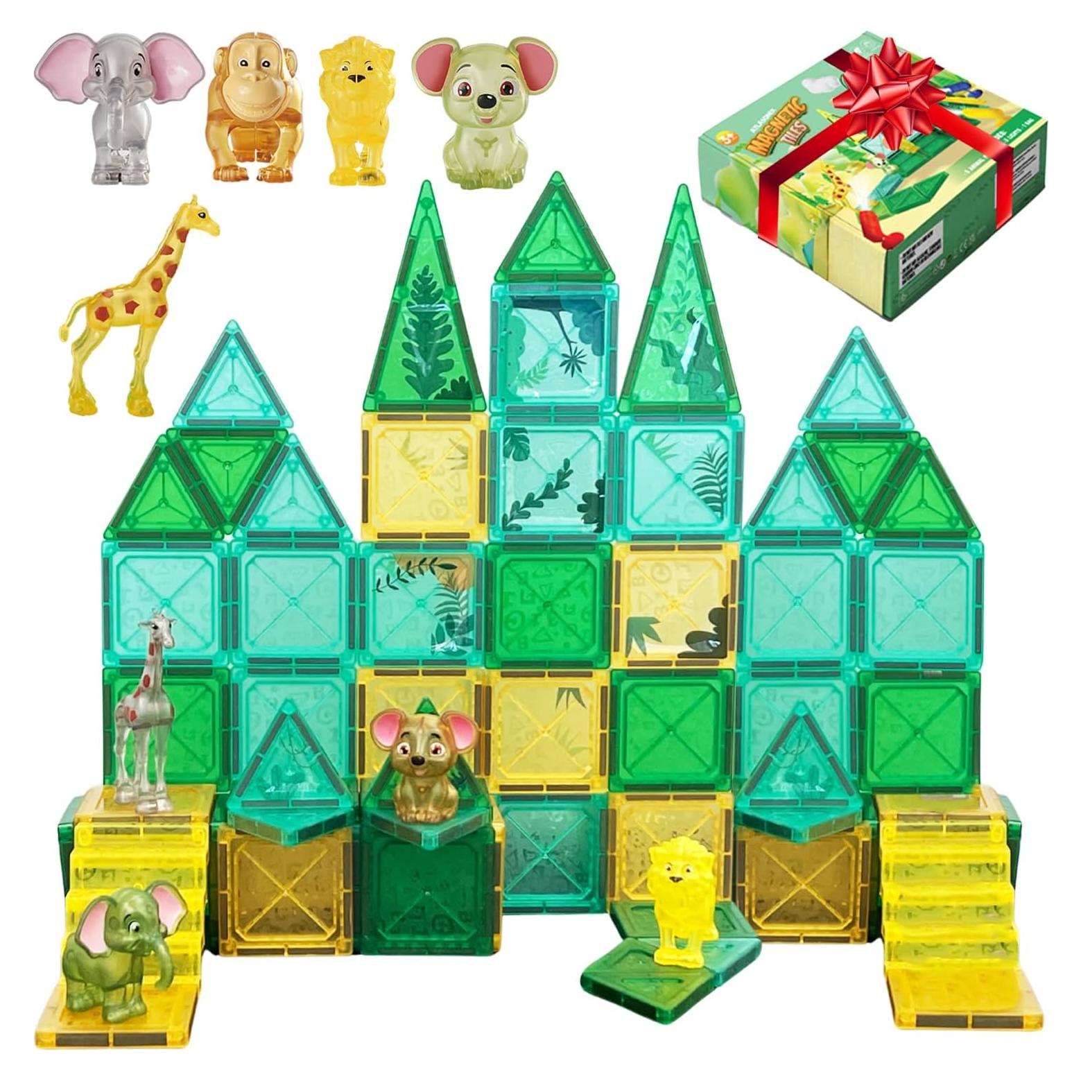 Azulejos Magnéticos Atlasonix 54 Piezas Juguete Educativo